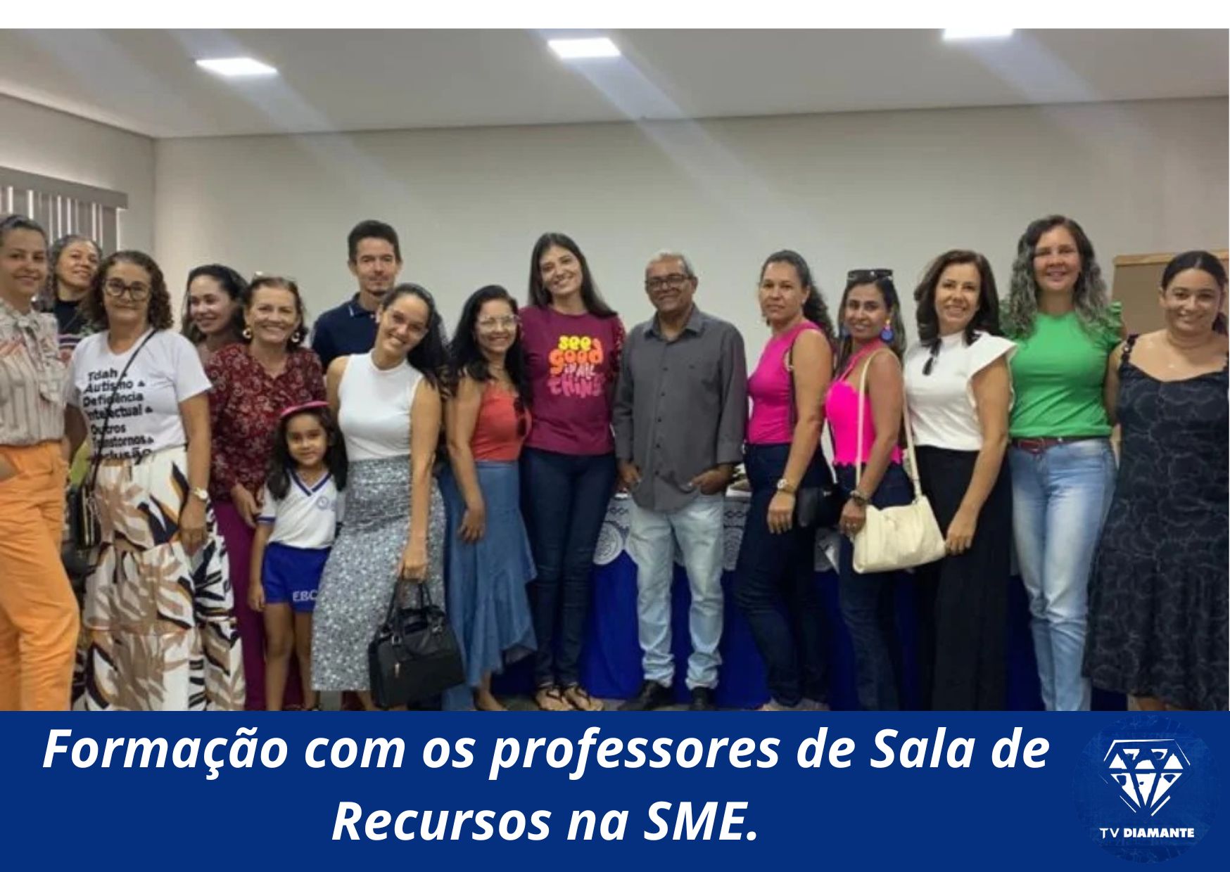 Formação com os Professores da Sela de Recursos na SME