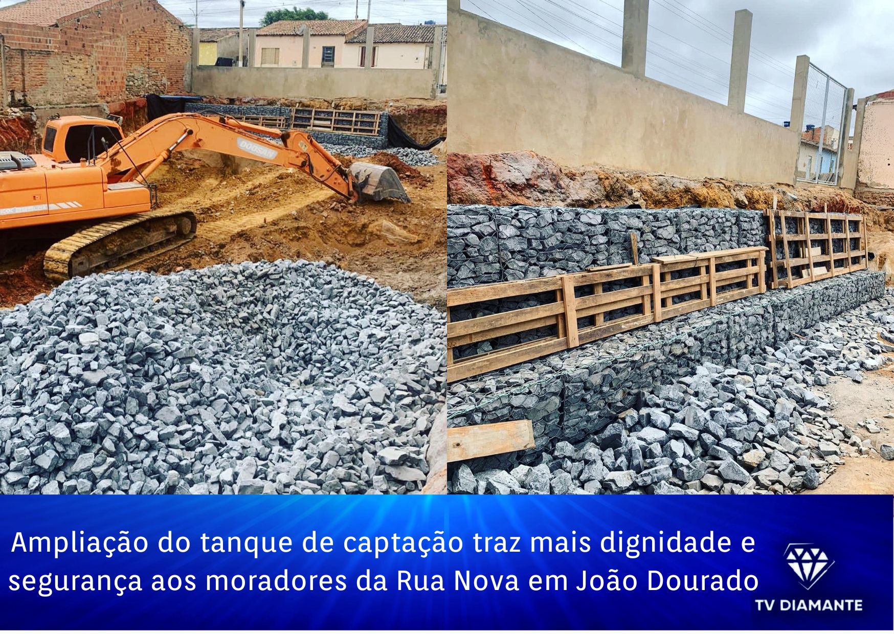 Ampliação do tanque de captação traz mais dignidade e segurança aos moradores da Rua Nova em João Dourado