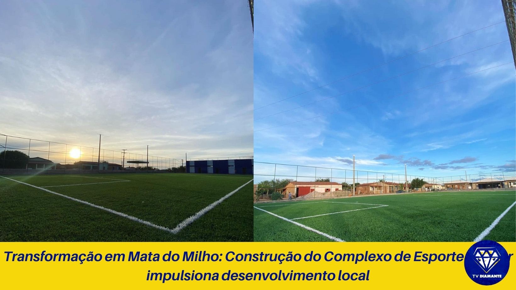 Transformação em Mata do Milho: Construção do Complexo de Esporte e Lazer impulsiona desenvolvimento local