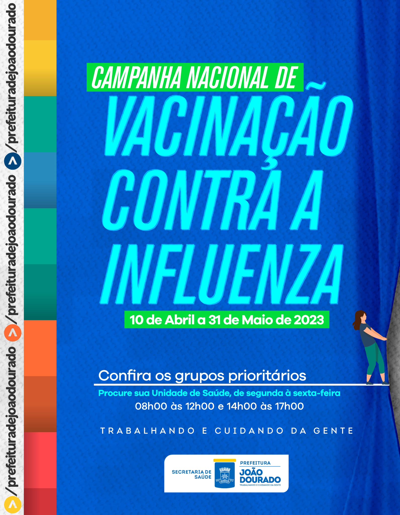 ​A vacinação contra a influenza já está disponível em João Dourado!