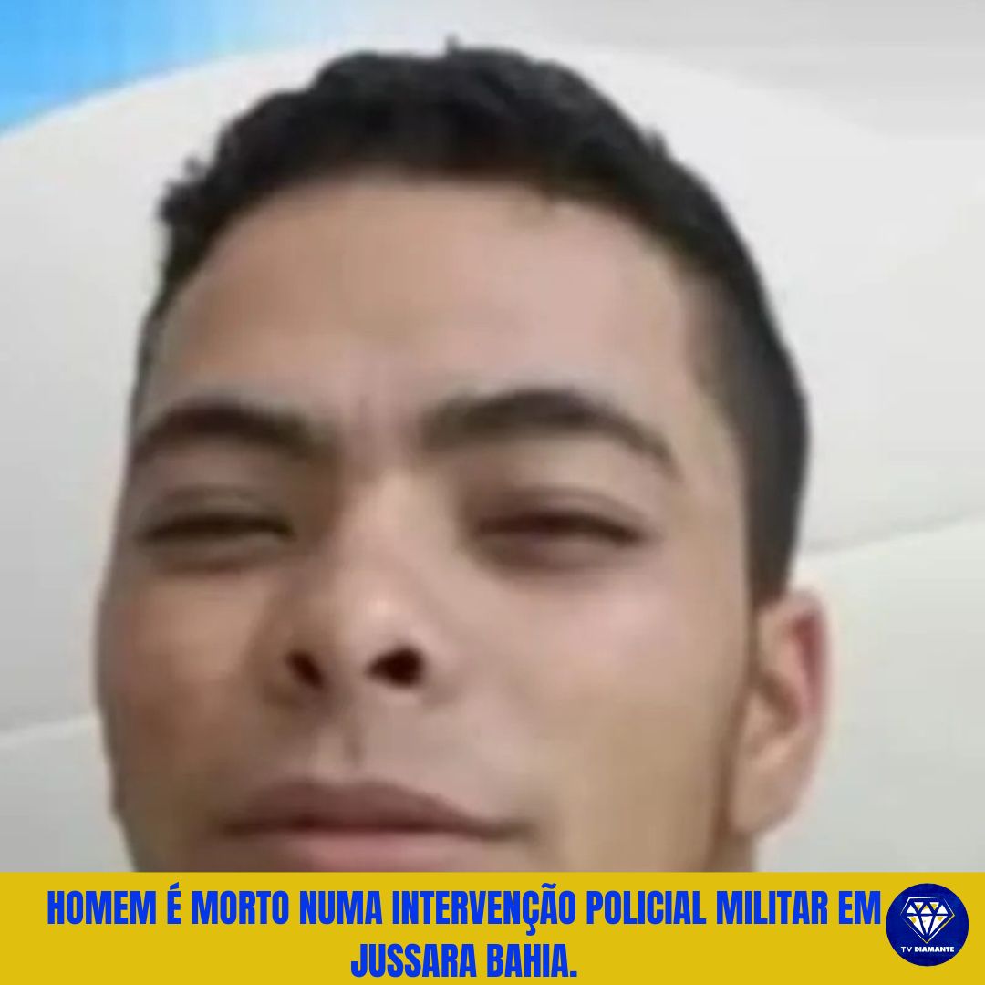 HOMEM É MORTO NUMA INTERVENÇÃO POLICIAL MILITAR EM JUSSARA BAHIA.